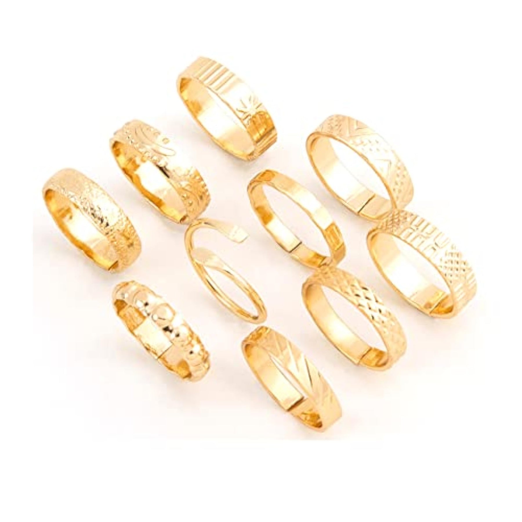 Metal Boho Midi Finger Rings Set of 10 – BLING QUEEN