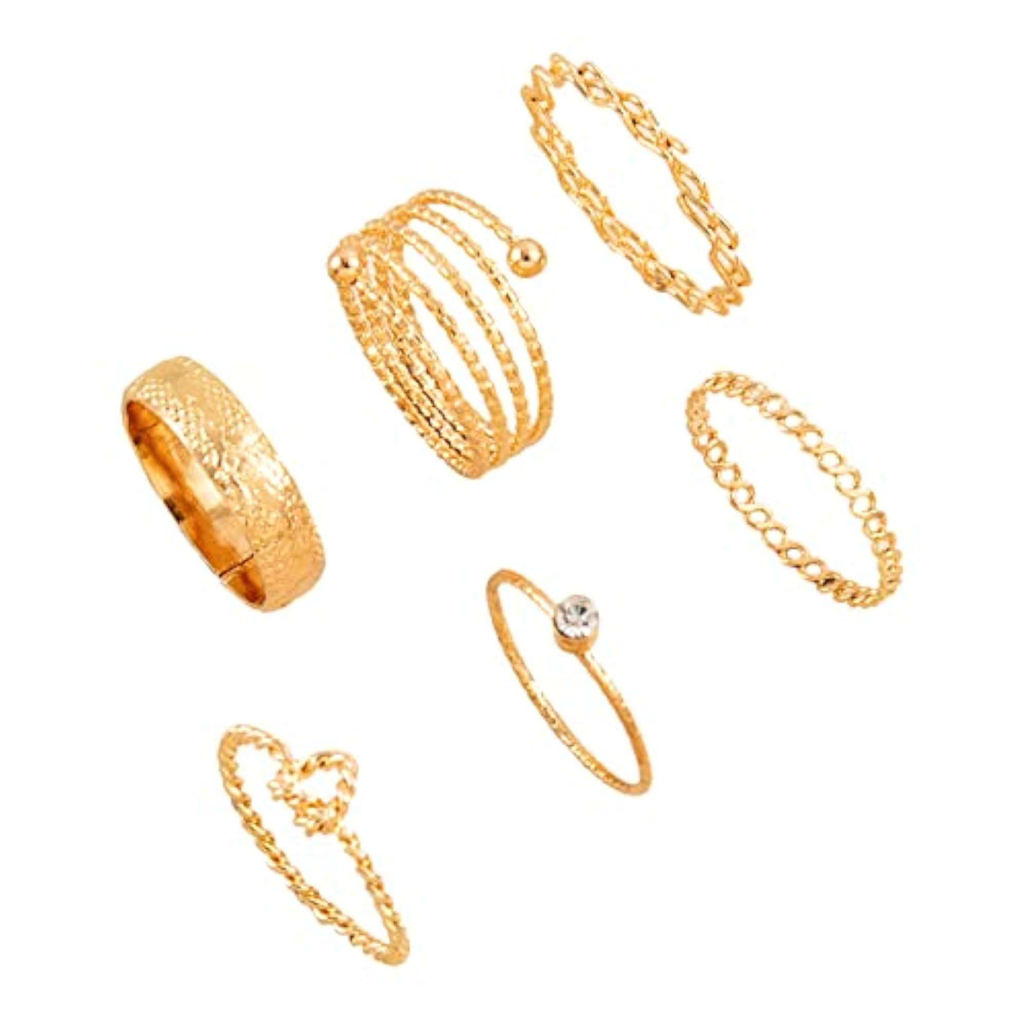 Boho Midi Finger Rings Set – Bling Queen
