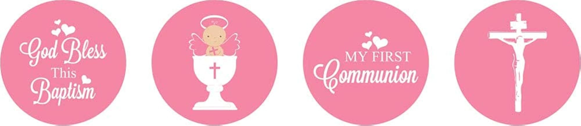 DIY Sacrament Baptism Theme Stickers – BLING QUEEN