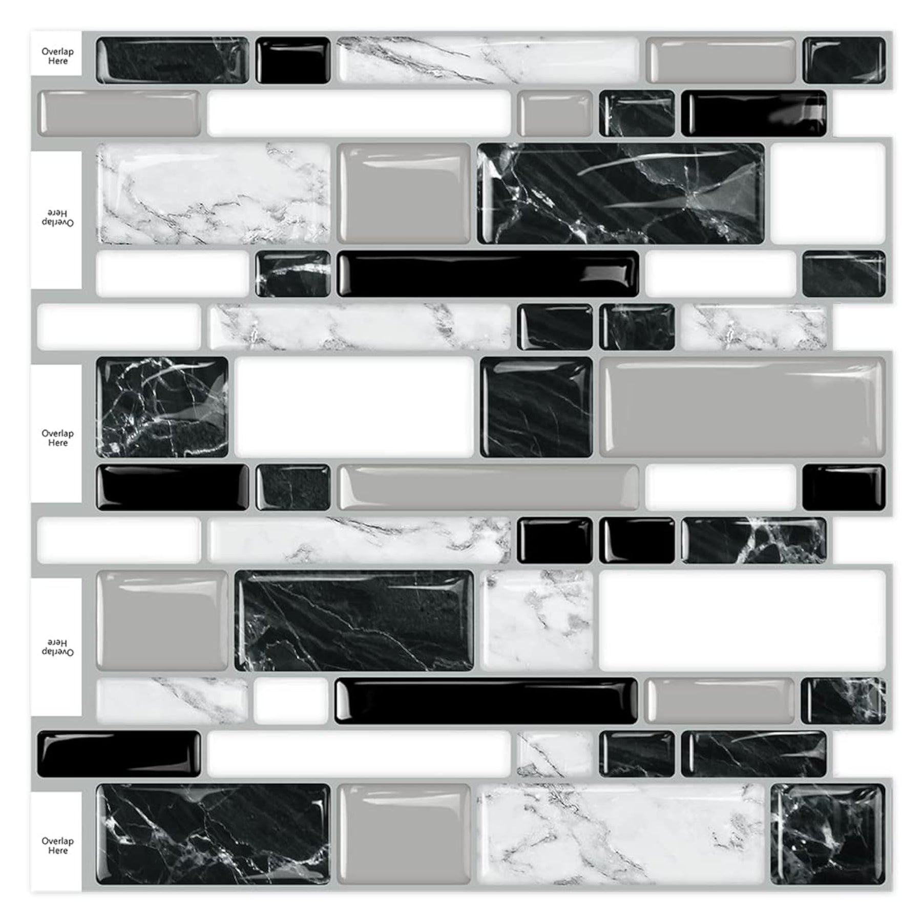 Peel and Stick Self-Adhesive Tile Stickers for Kitchen Bathroom – BLING ...