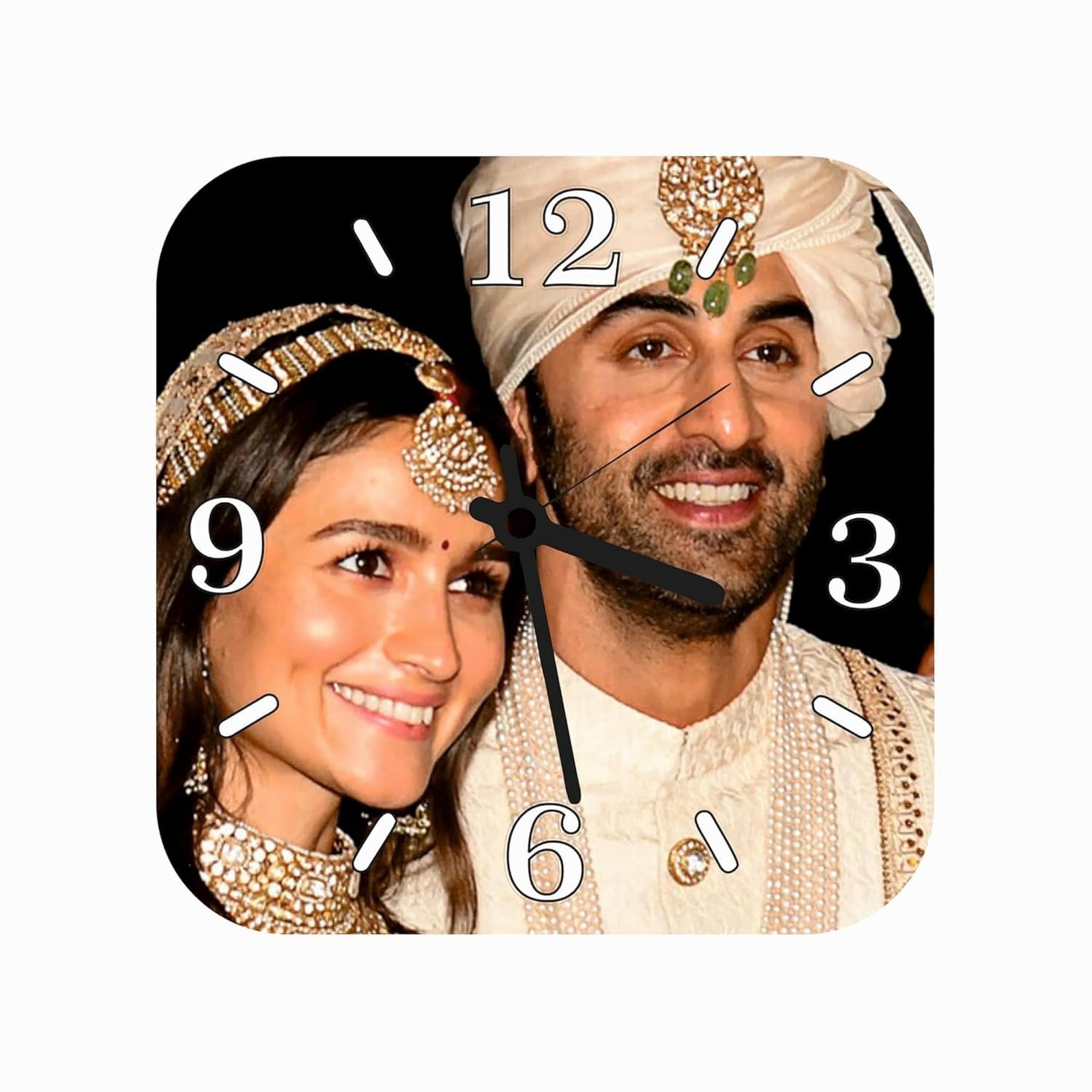 Picture Clock with Multiple Patterns, Elegant Wall Décor – BLING QUEEN