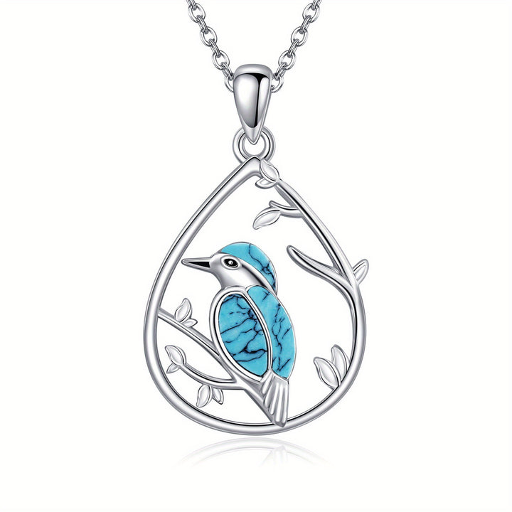 Sterling Silver Cardinal Pendant Necklace Cardinal Bird Jewelry