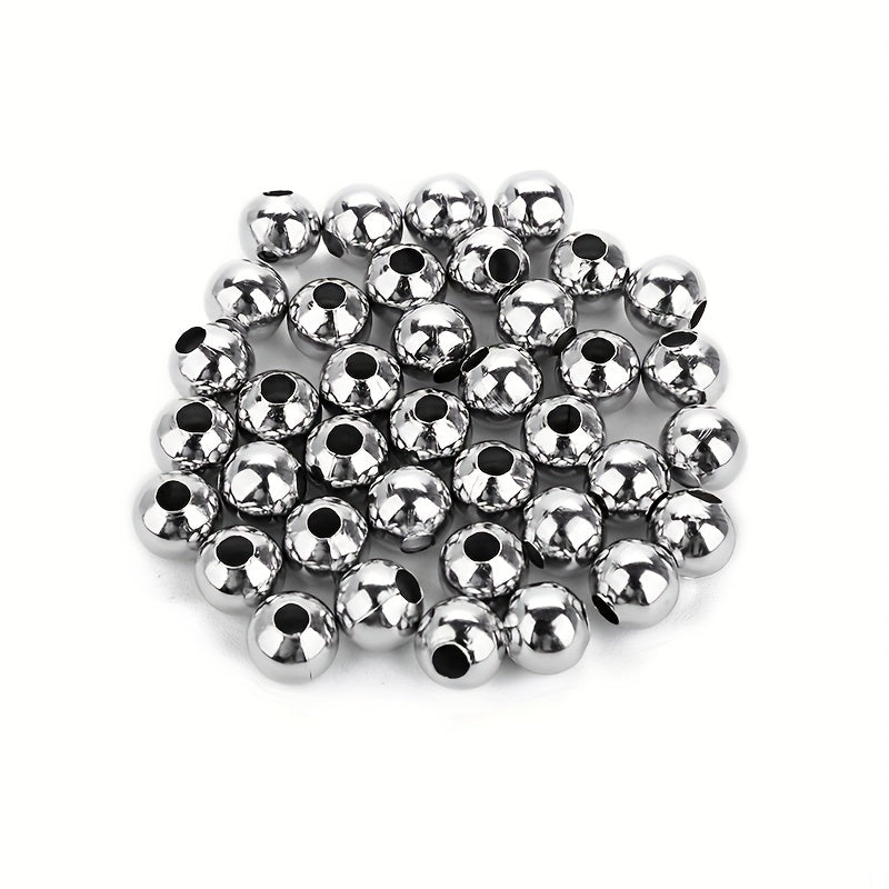 Spacer Beads 3mm Crimp Beads 500pc 3mm Large Hole Steel Spacer